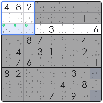 sudoku pointing pair